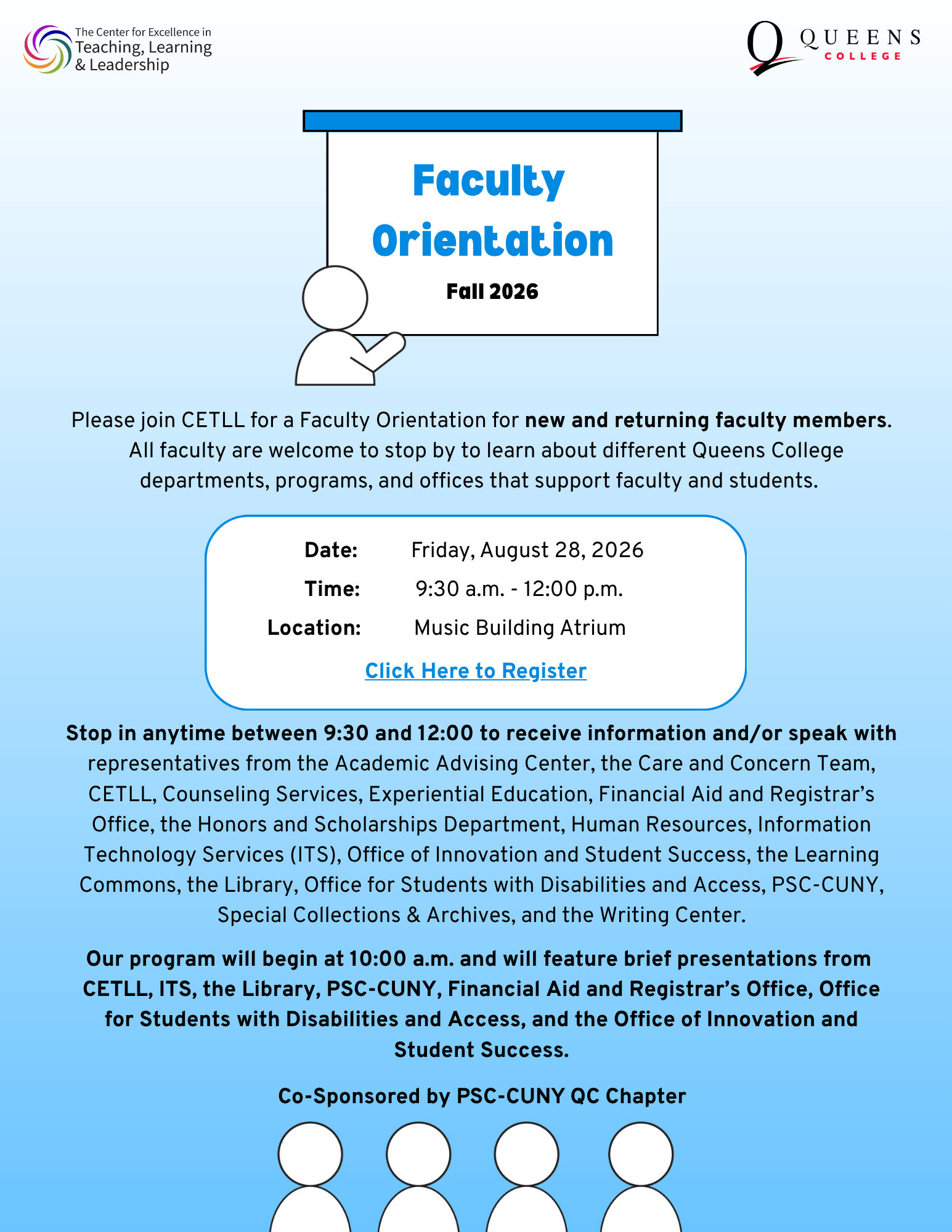 Faculty Orientation Flyer_v5_Fall 2026 Flyer for CETLL's Fall 2026 Faculty Orientation.