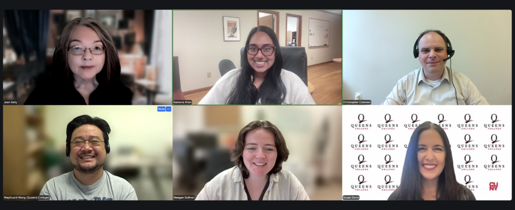 The CETLL team on a Zoom call.