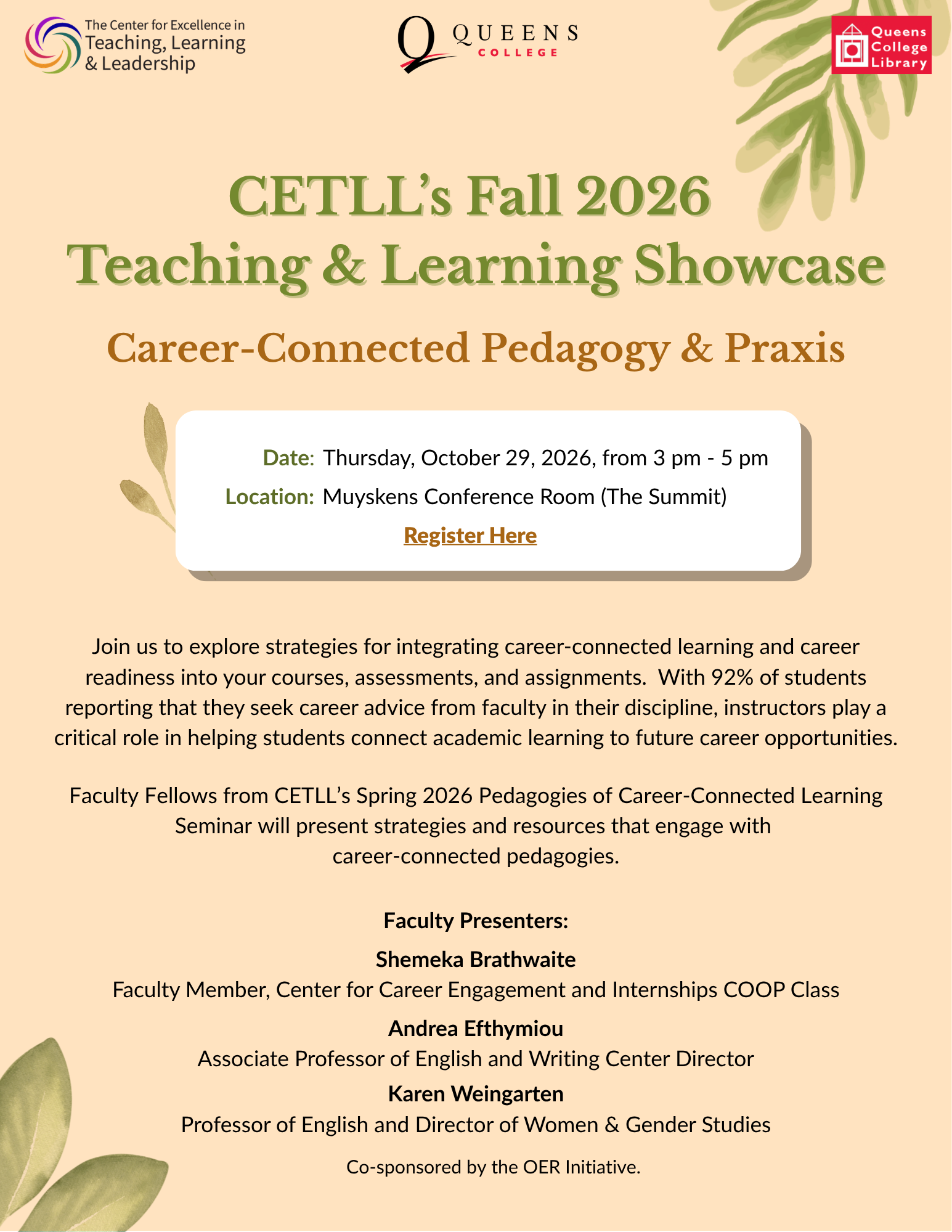 CETLL_TLS FA'26_v4_10.29.26 Teaching and Learning Showcase Flyer