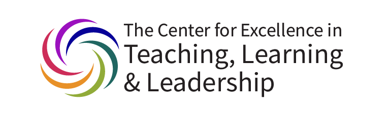 The Center for Excellence in Teaching, Learning, and Leaderhsip Logo