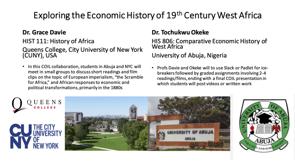 Exploring the Economic History of 19th Century West Africa Dr. Grace Davie HIST 111: History of Africa Dr. Tochukwu Okeke HIS 806: Comparative Economic History of West Africa University of Abuja, Nigeria Queens College, City University of New York (CUNY), USA