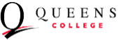 Queens College logo aligned left