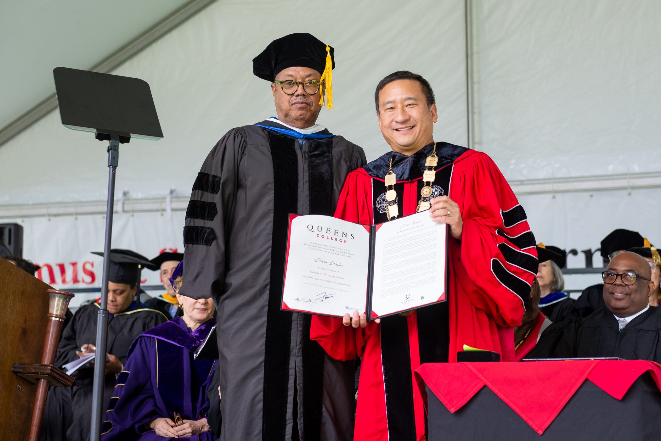Brent Staples, Doctor of Humane Letters, Honoris Causa Brent Staples, Doctor of Humane Letters, Honoris Causa,