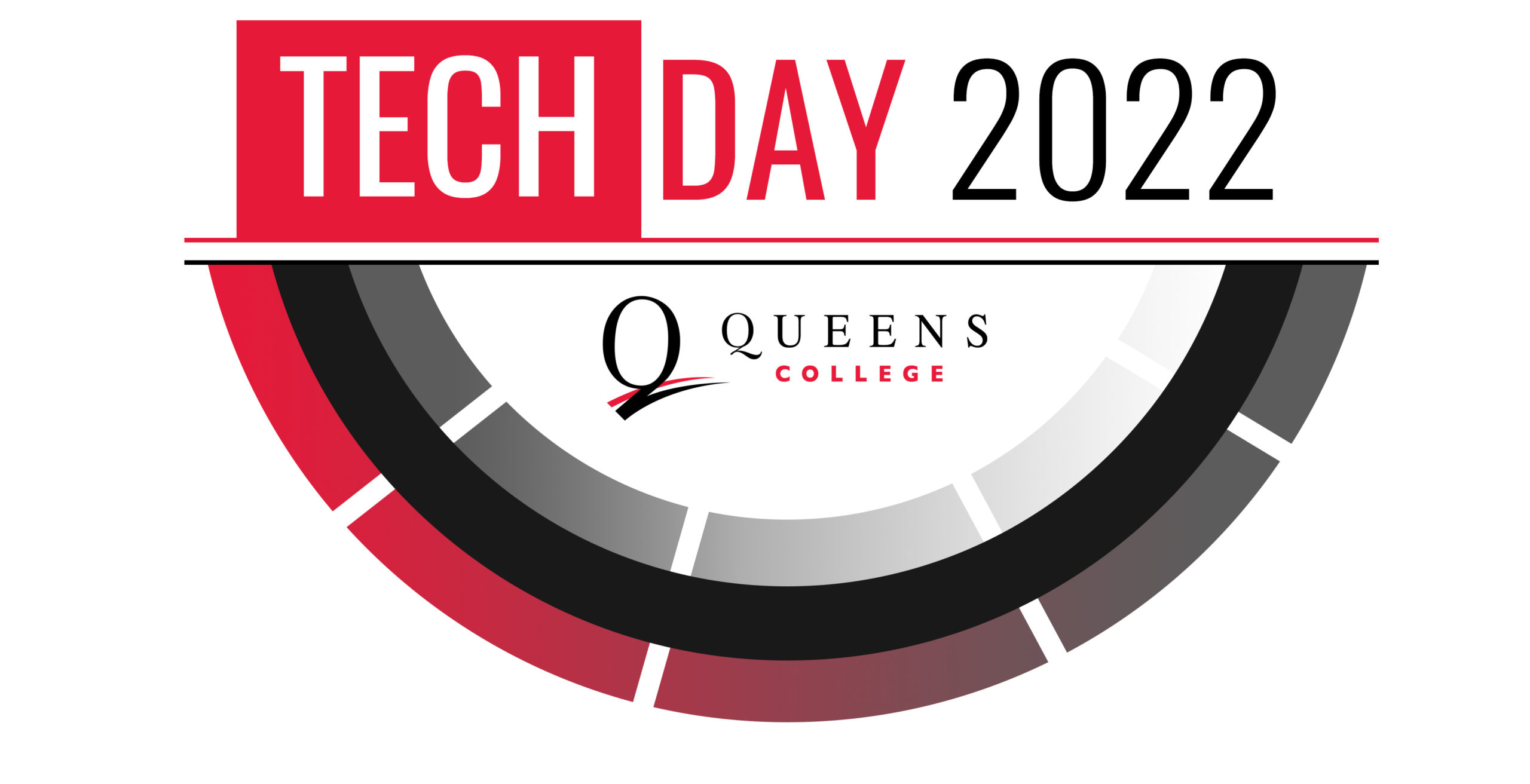 QC Tech Day Graphic. Event to be held on Wednesday, November 2, 2022, in the Music Building Atrium.