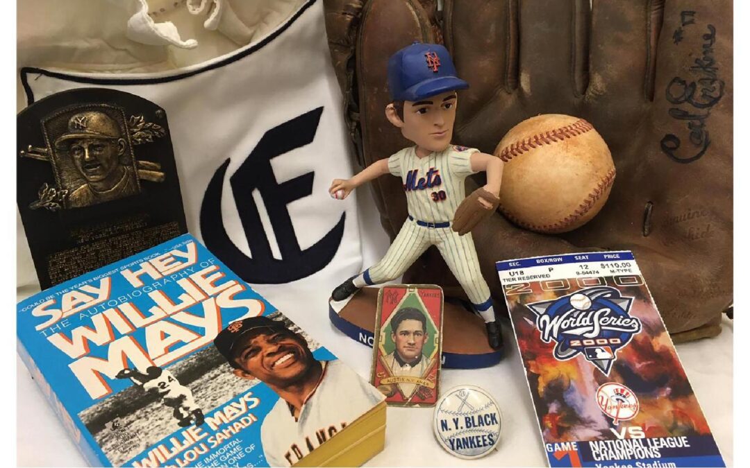 Baseball Art and Artifacts in the QC Art Center