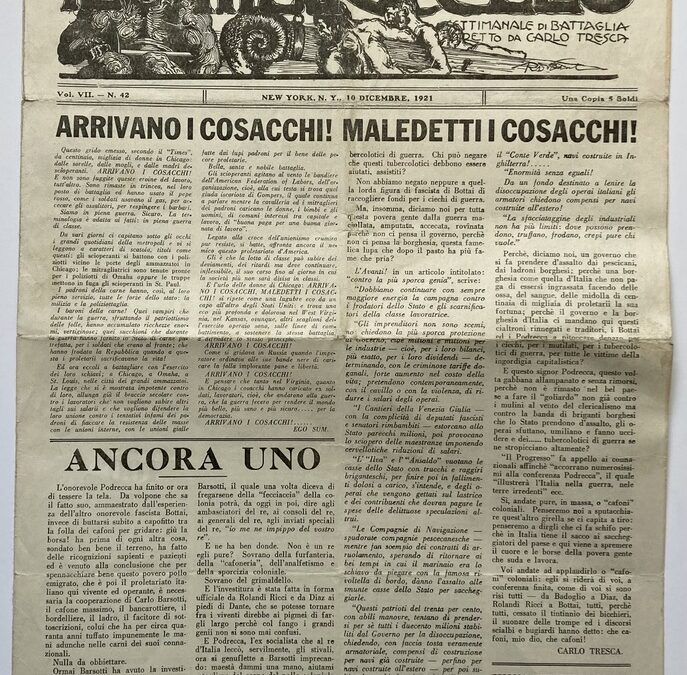 James J. Periconi Collection Research Fellows