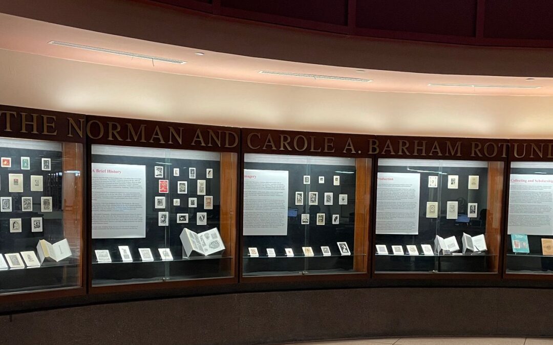 “From the library of…”: Bookplates on view in the Rosenthal Library
