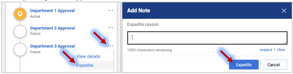 Approval screen shot