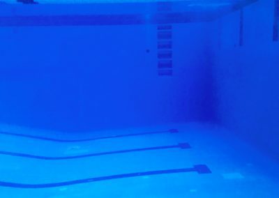 Pool underwater deep end