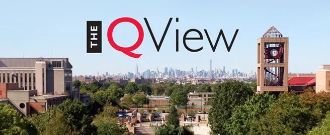 The Q View, Queens College’s Newsletter Banner view of QC Skyline